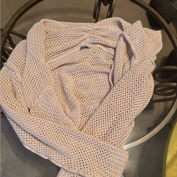 SO Cream Cowl Neck Sweater with Knitted Texture - Picture 1 of 3